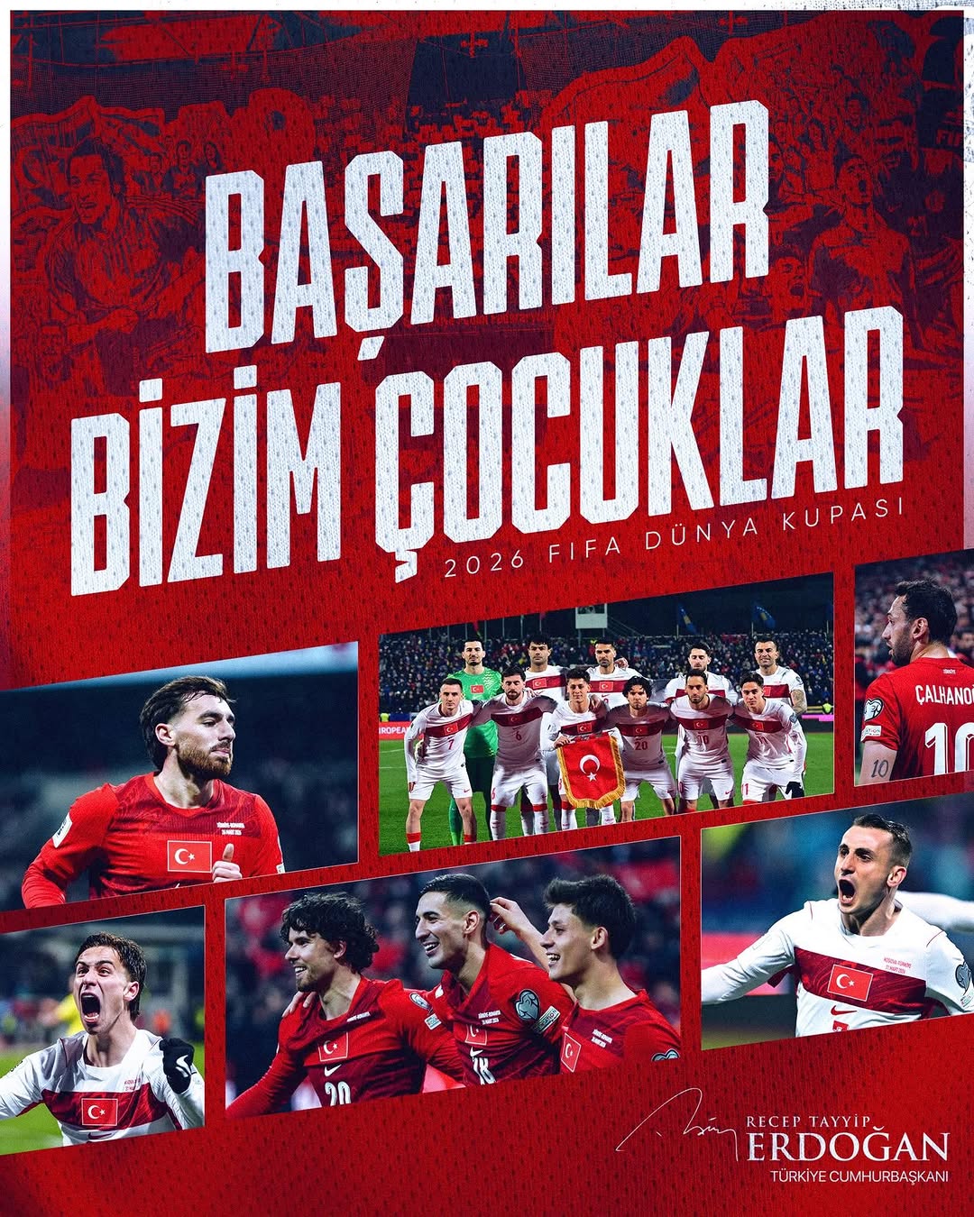 A Millî Futbol Takımı 2026 Dünya Kupası'na Katılma Hakkı Kazandı