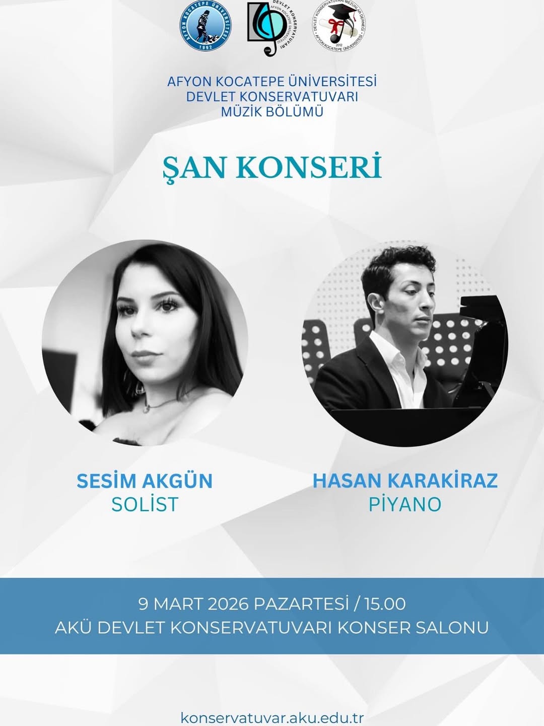 Afyon Kocatepe Üniversitesi'nde Bugün Şan Konseri