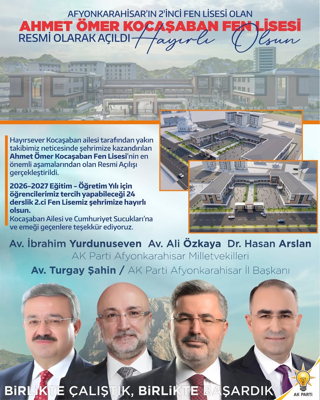 Afyonkarahisar'a Değer Katacak Yeni Bir Eğitim Yatırımı