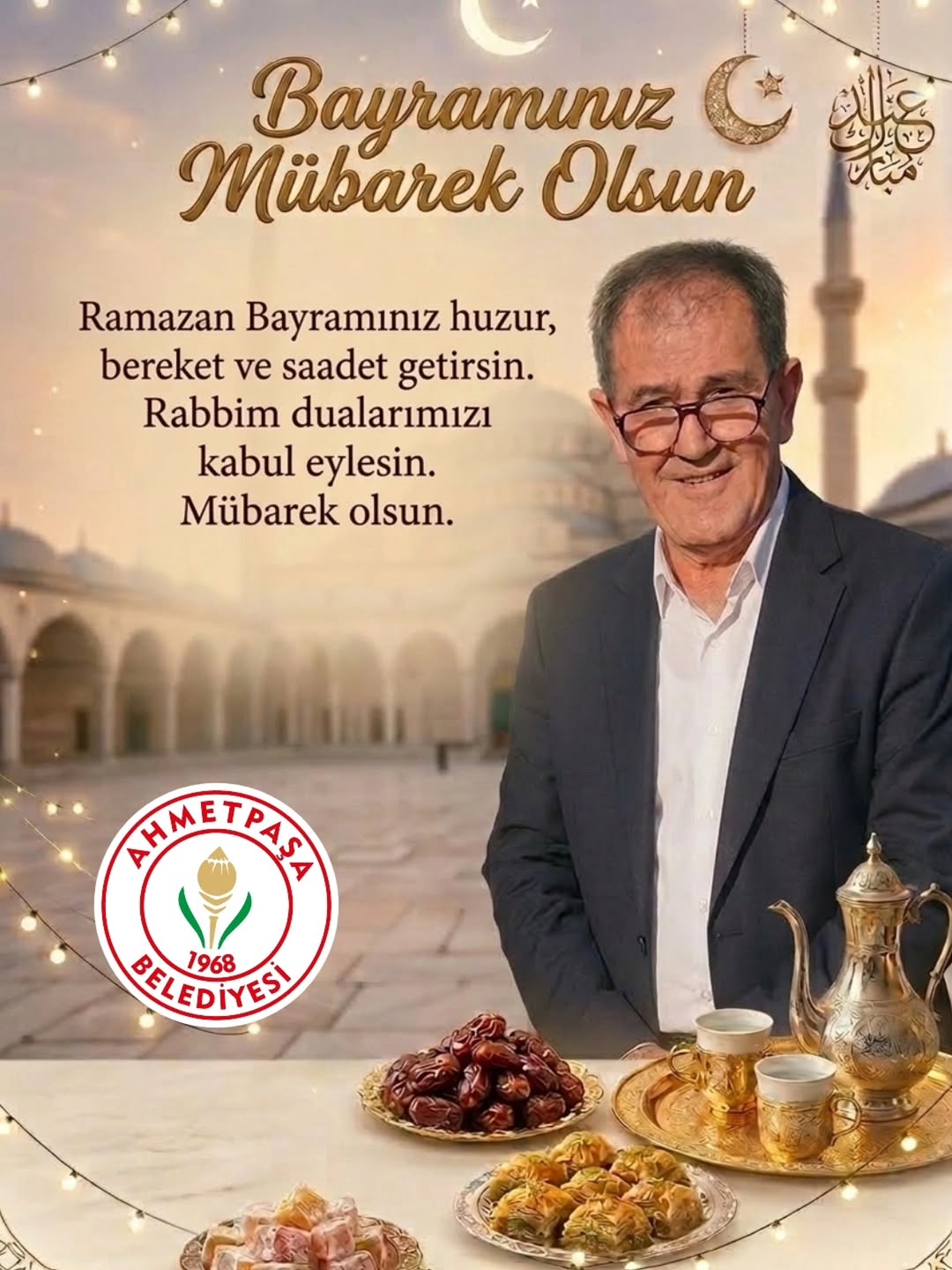 Afyonkarahisar AhmetPaşa Belediyesi'nden Ramazan Bayramı Kutlama Mesajı