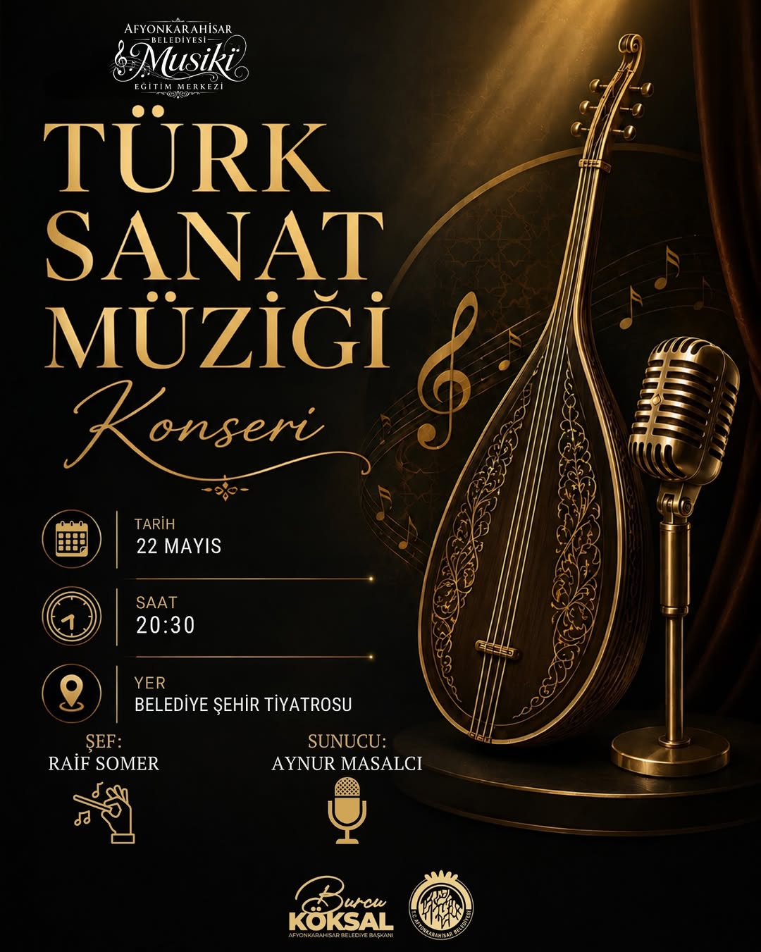 Afyonkarahisar Belediyesi Musiki Eğitim Merkezi'nden Sanat Dolu Bir Akşam Düzenliyor