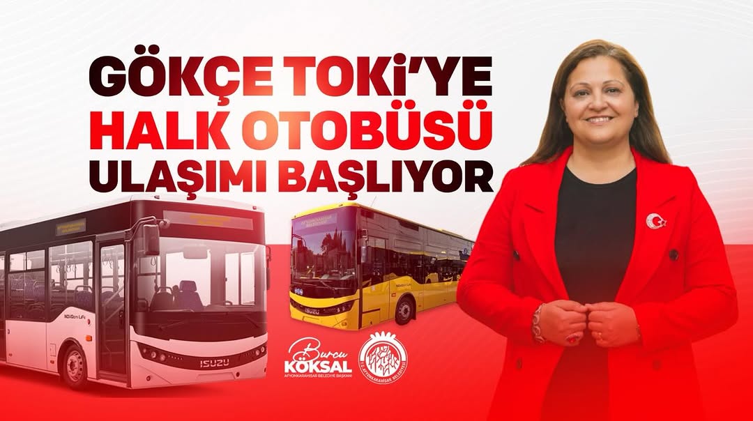 Afyonkarahisar Belediyesi'nden Gökçe Toki Toplu Konutlarına Yeni Otobüs Hattı