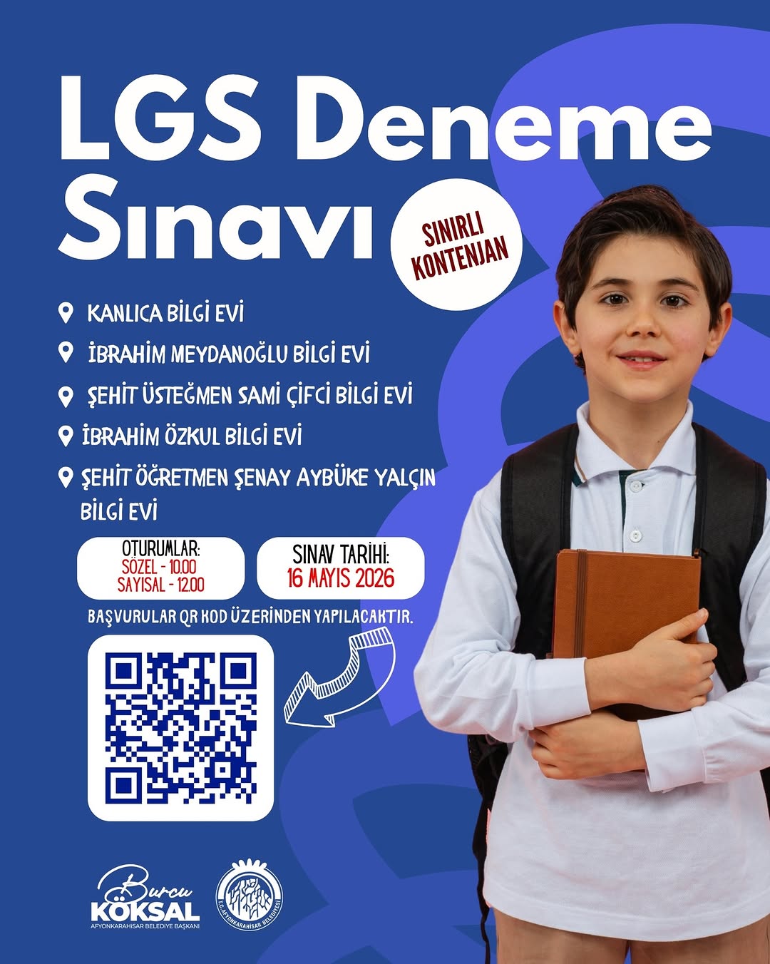 Afyonkarahisar Belediyesi'nden Öğrencilere Müjde: Ücretsiz LGS Deneme Sınavı!