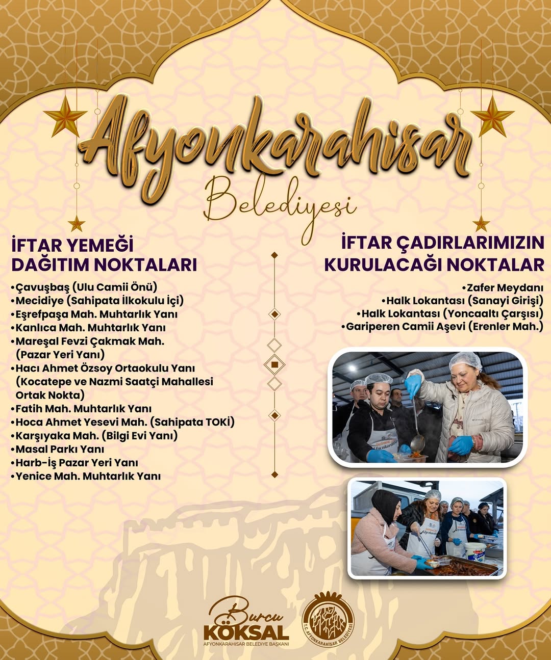 Afyonkarahisar Belediyesi Ramazan Ayında Dayanışma ve Paylaşma Ruhunu Yaşatıyor