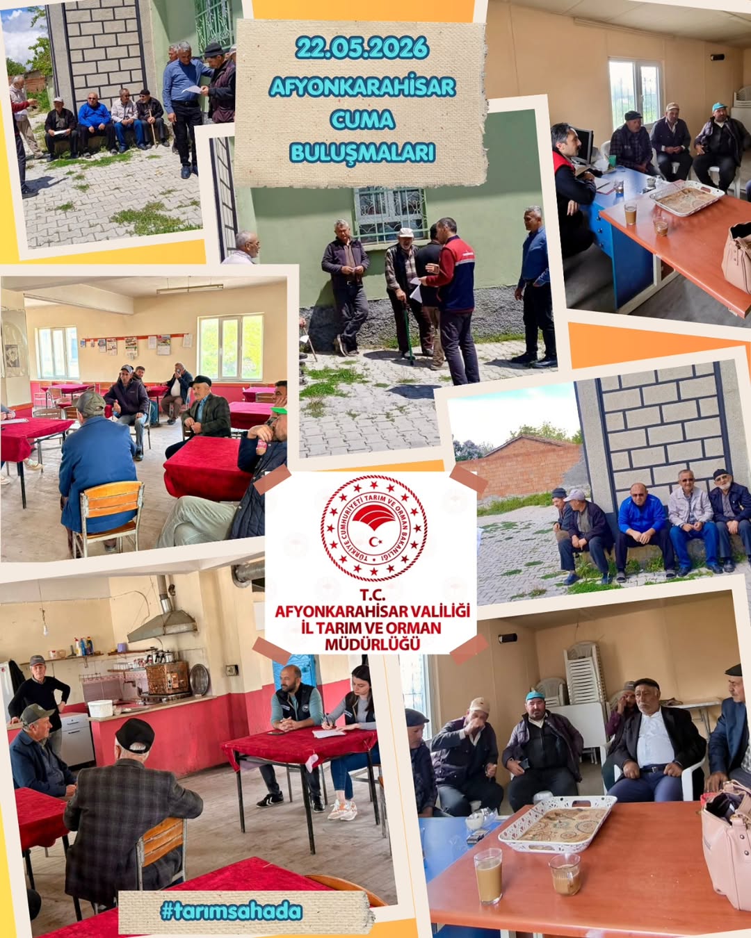 Afyonkarahisar İl Tarım Ve Orman Müdürlüğü'nden Cuma Buluşmaları Kapsamında Toplantılar Devam Ediyor