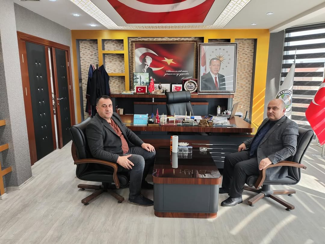 Afyonkarahisar Kadastro Müdürü Erhan Uçakcıoğlu Belediye Başkanı Mustafa Demiray'ı Ziyaret Etti