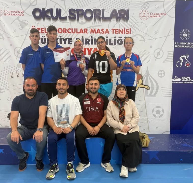Afyonkarahisar Özel Sporcularından Masa Tenisi Şampiyonasında 4 Madalya