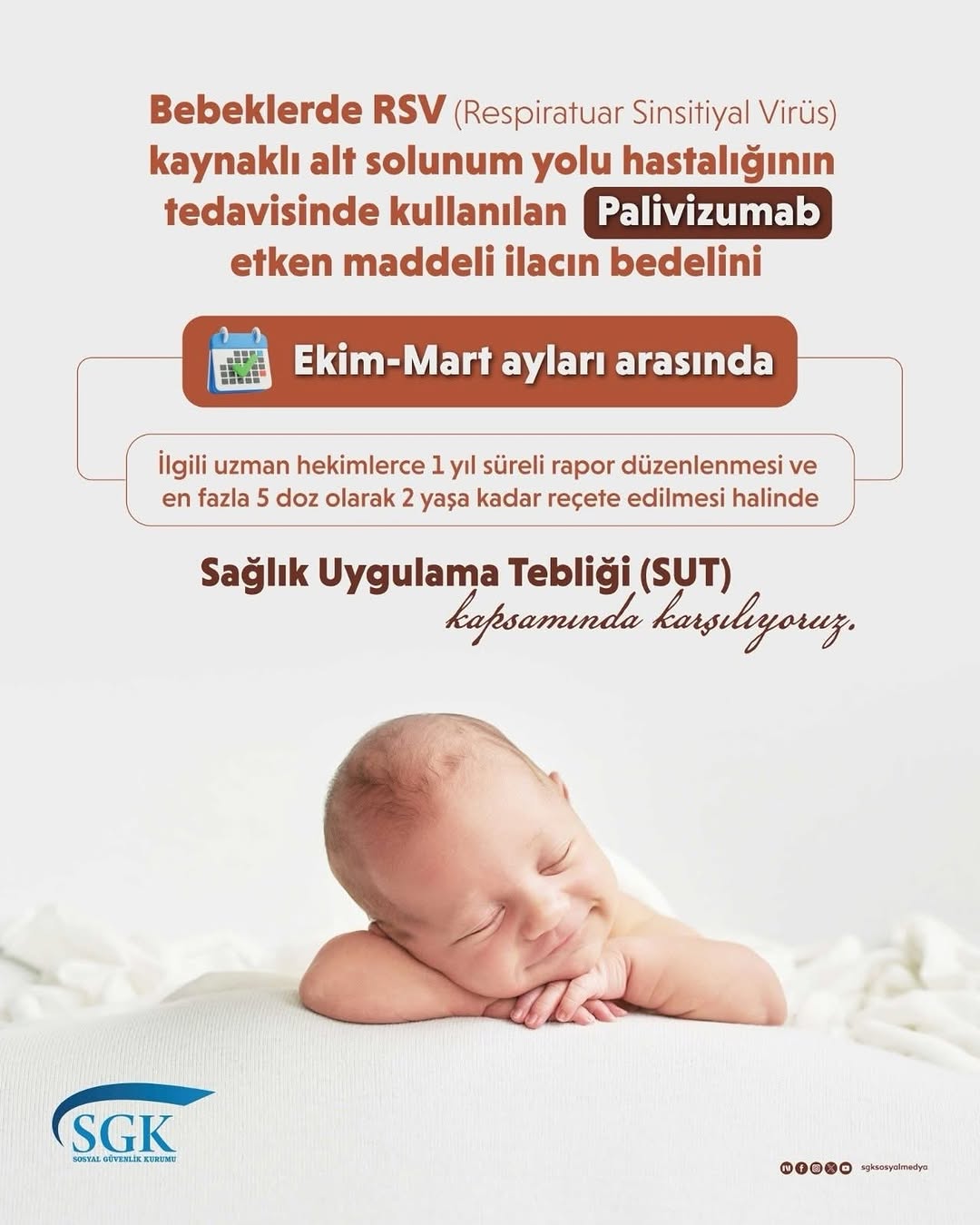 Afyonkarahisar SGK İl Müdürlüğü'nden Önemli Açıklama: Palivizumab İlacının Bedeli Karşılanacak