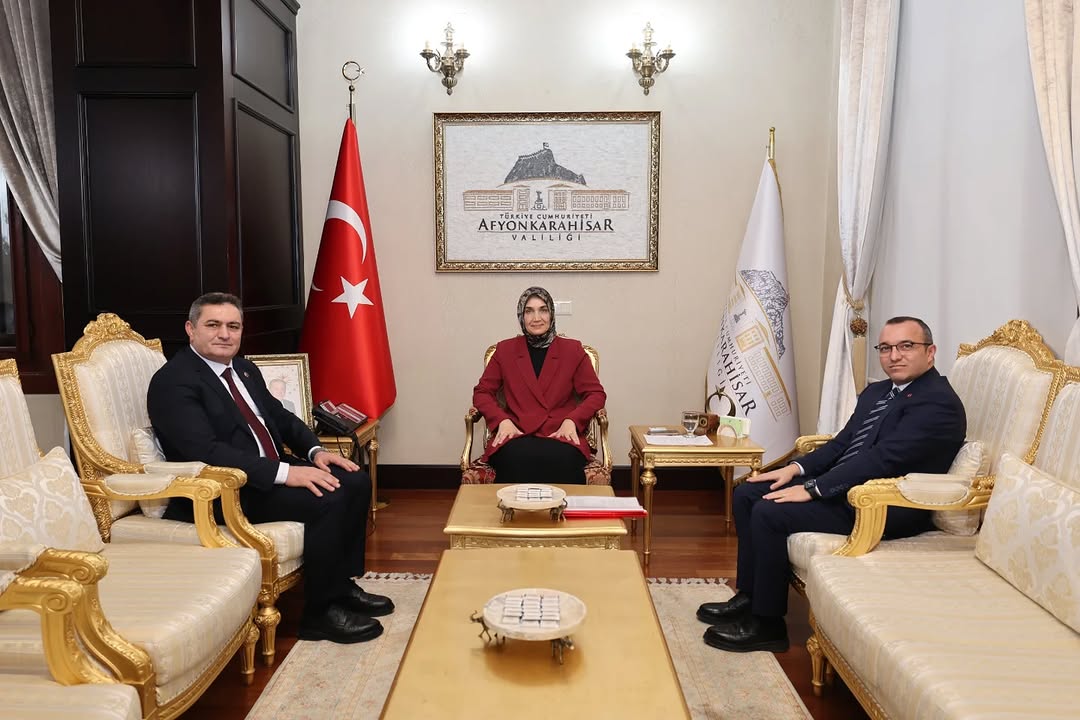 Afyonkarahisar Valiliği, Çobanlar İlçesi Yetkililerini Kabul Etti