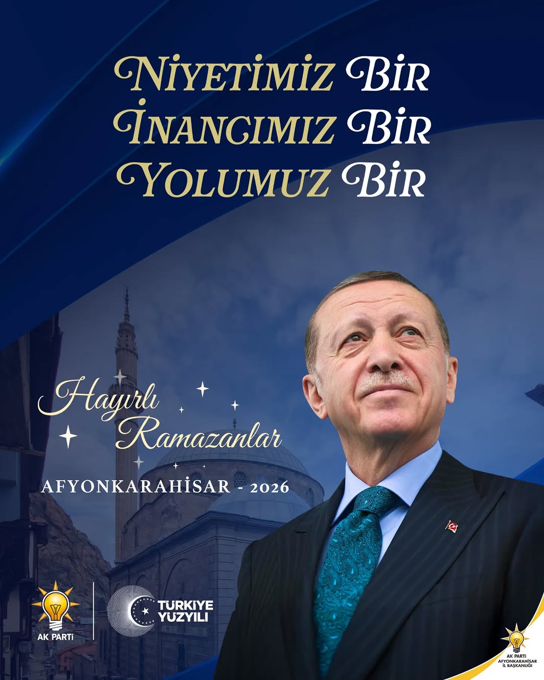 AK Parti Afyonkarahisar İl Başkanlığı'ndan Ramazan Ayı Mesajı