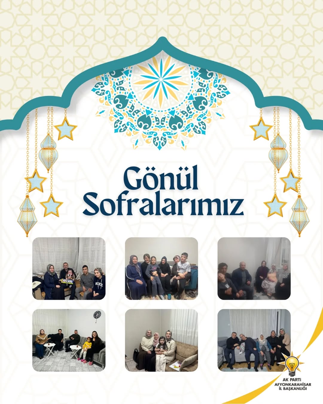 AK Parti Afyonkarahisar İl Başkanlığı'ndan Ramazan Ayı Mesajı