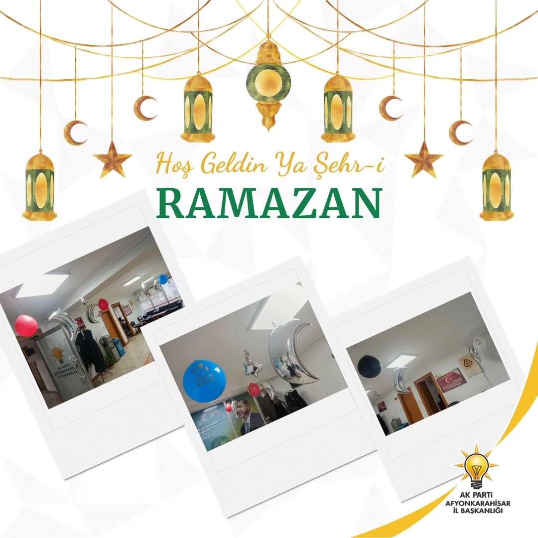 AK Parti Afyonkarahisar İl Başkanlığı Ramazan Ayını Manevi Ruhuna Yakışır Şekilde Kutluyor