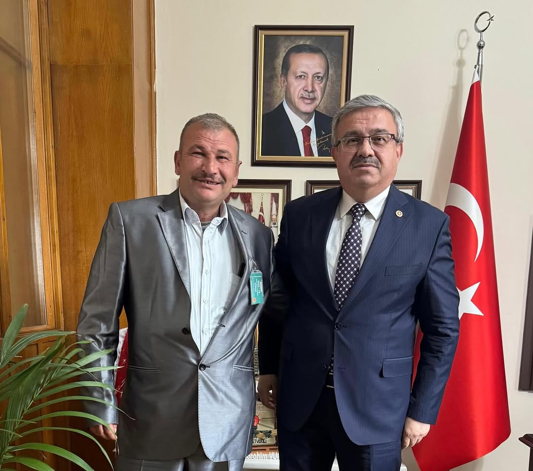 Ak Parti Milletvekili İbrahim Yurdunuseven, Ergül Öztaş'ı TBMM'de Misafir Etti