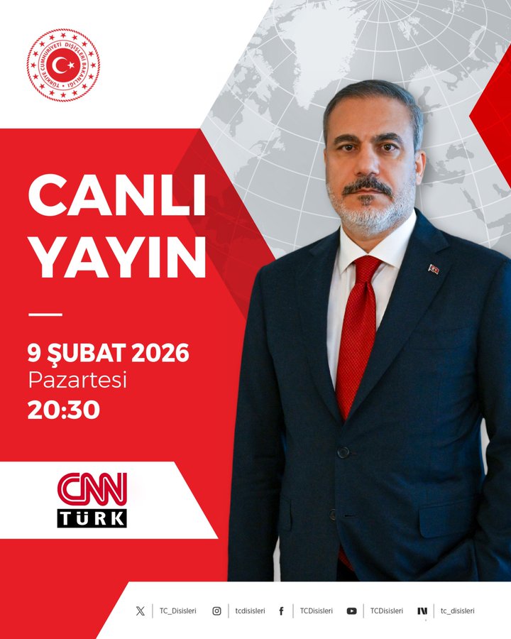 Bakan Fidan CNN Türk'te