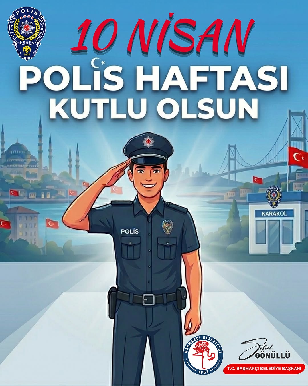 Basmakçı Belediye Başkanı Selçuk Gönüllü'den Emniyet Mensuplarına Teşekkür Mesajı