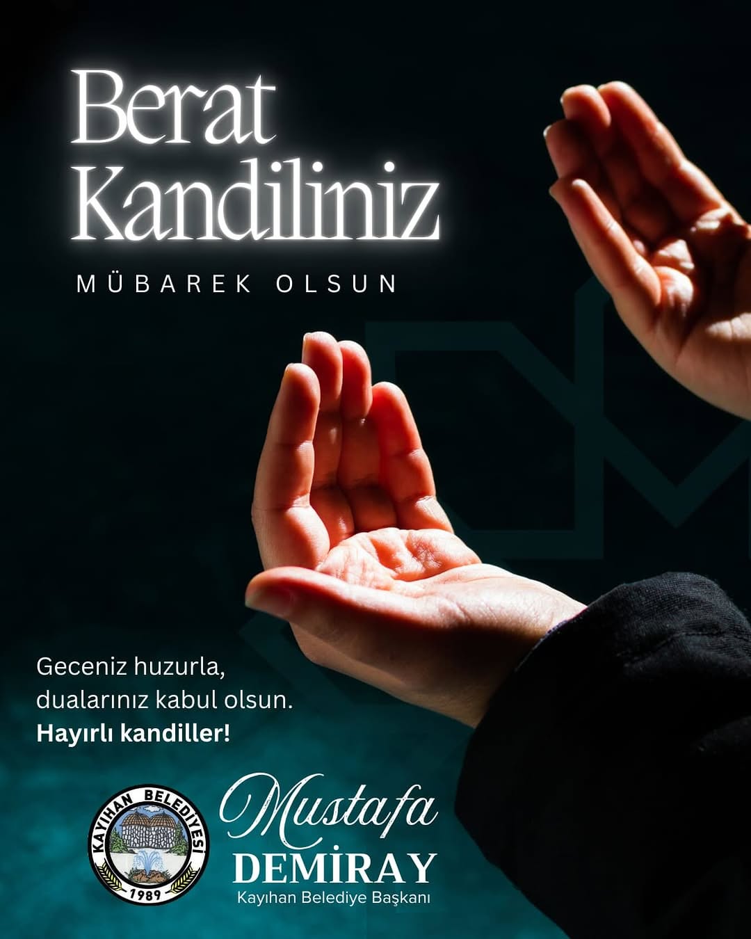 Berat Kandili'nde Umut ve Dua Dolu Mesaj