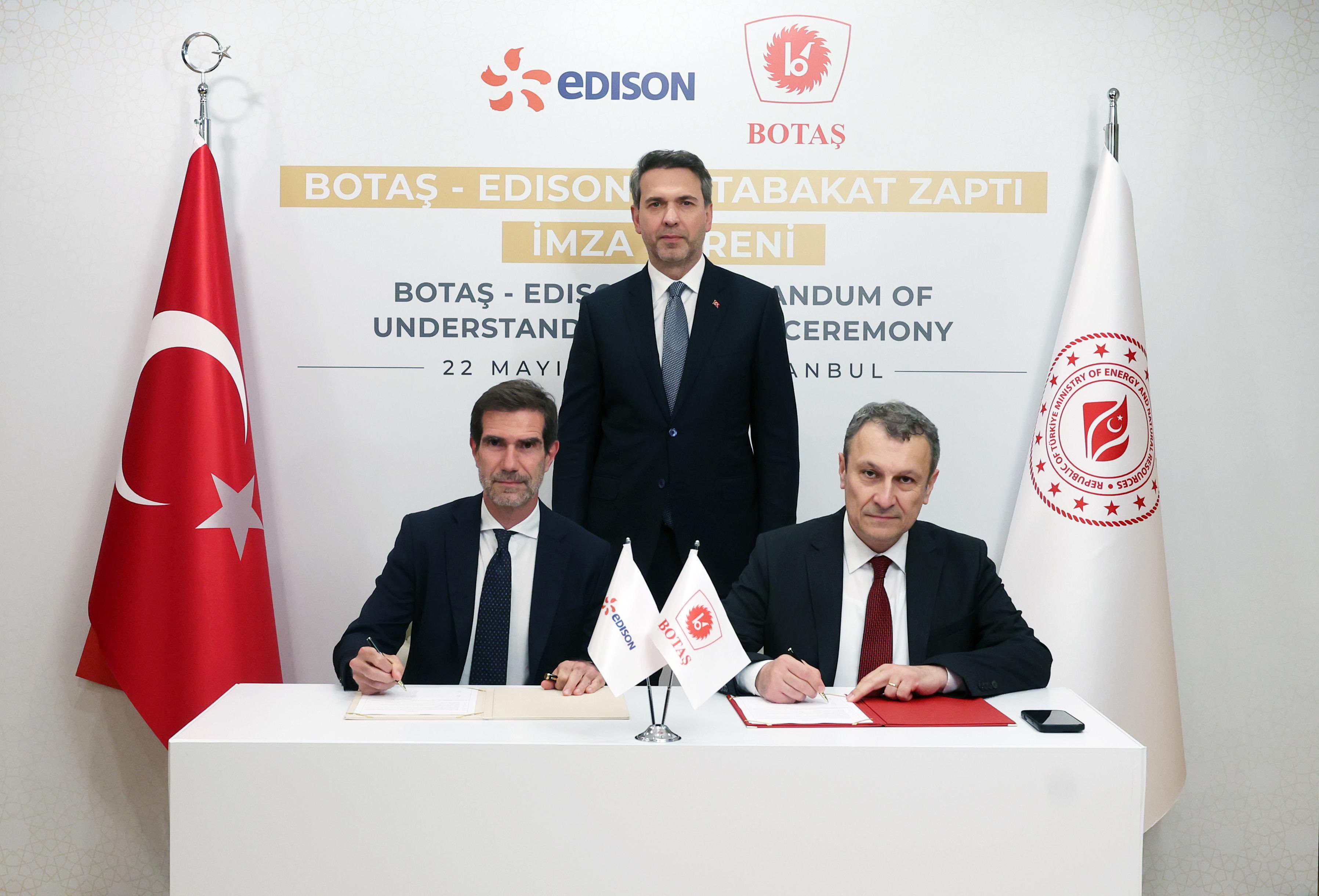 BOTAŞ ve Edison S.p.A. arasında işbirliği anlaşması
