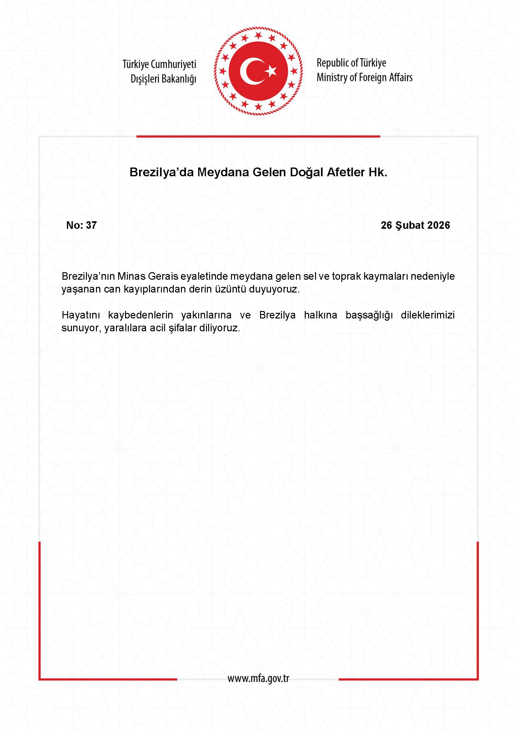 Brezilya'da Doğal Afetler