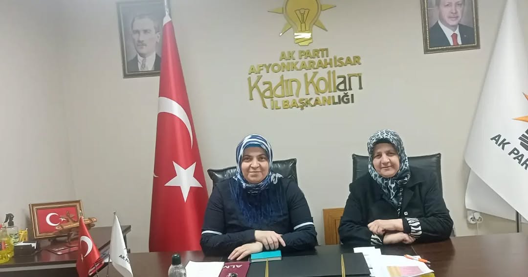 Bugün AK Parti Afyonkarahisar İl Kadın Kolları Başkanlığında nöbetçi Yönetim Kurulu Üyeleri kimler?