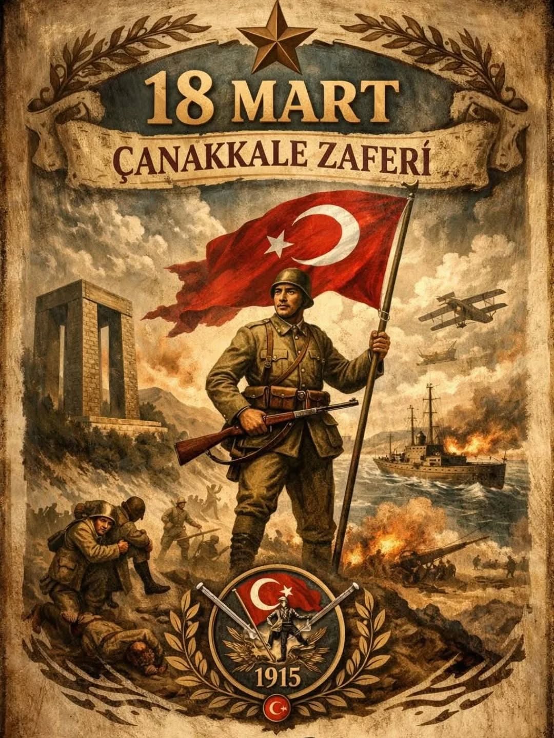 Çanakkale Zaferi'nin 107. Yıl Dönümü Kutlamaları