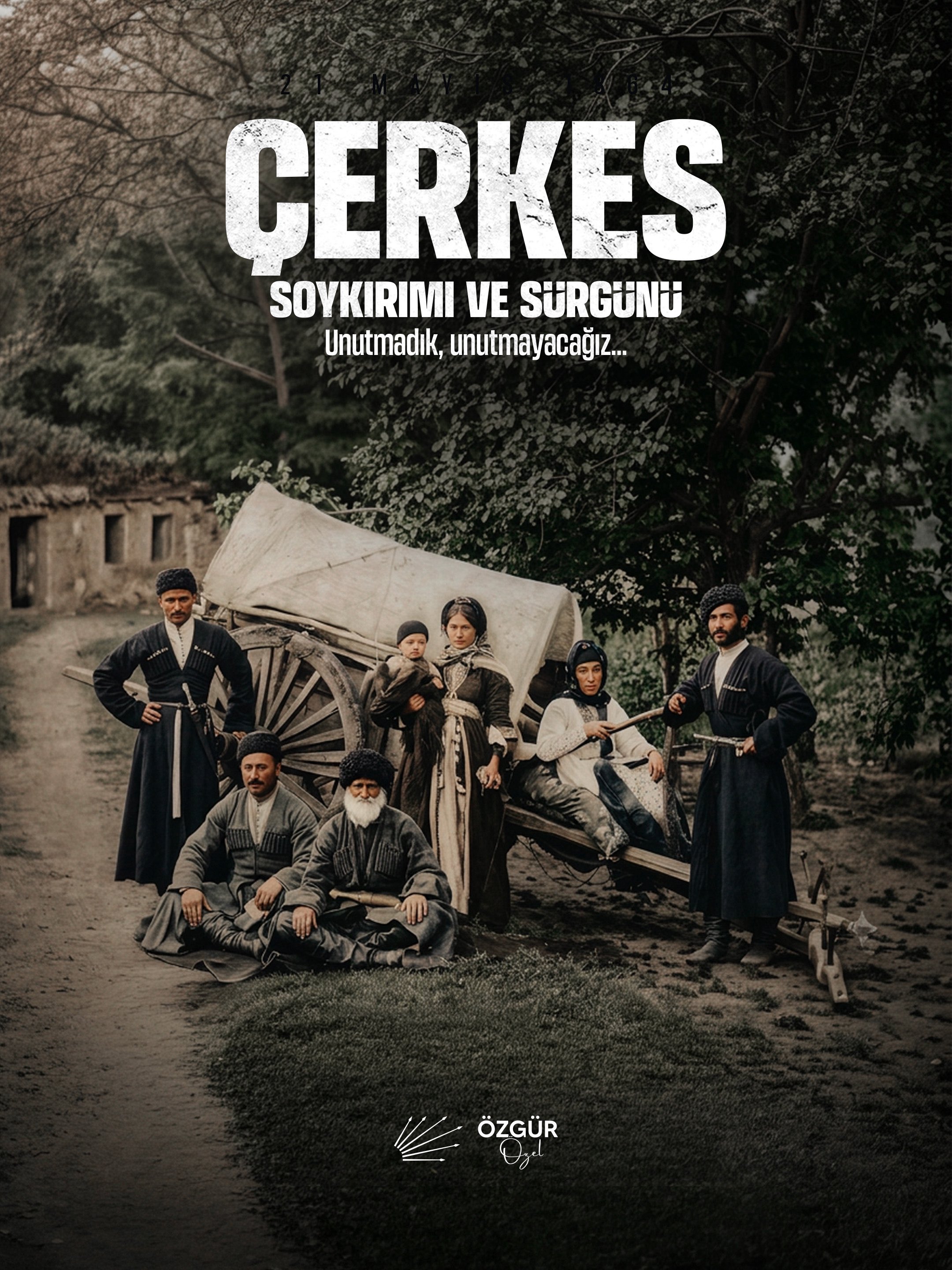 Çerkeslerin 1864 Sürgün Acısı Unutulmadı