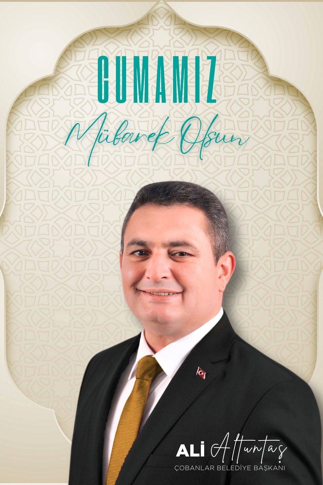 Çobanlar Belediye Başkanı Ali Altuntaş Ramazan Ayının Son Cuma Gününü Kutladı