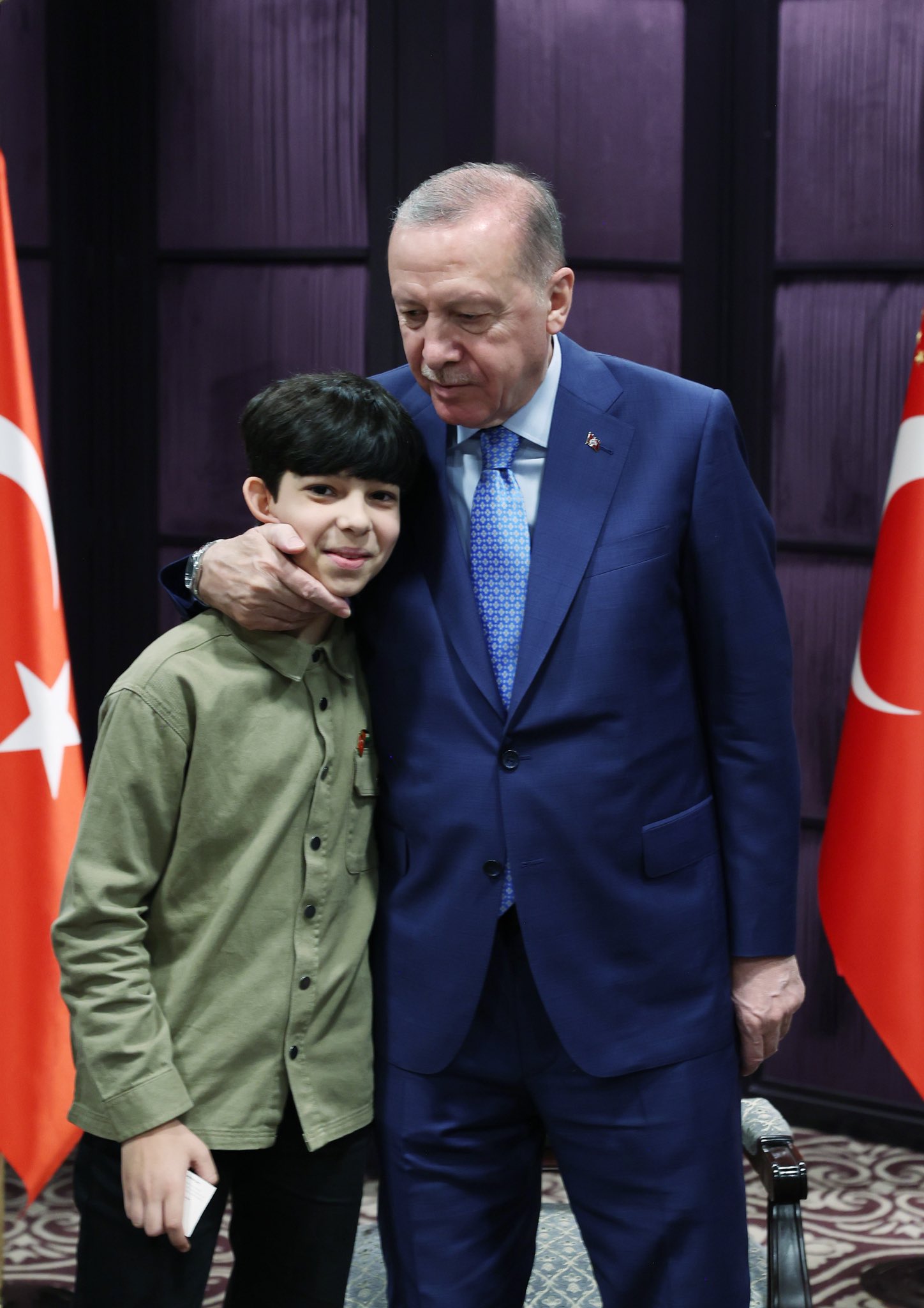 Cumhurbaşkanı Erdoğan, Gazze'li Ramazan'ı kabul etti