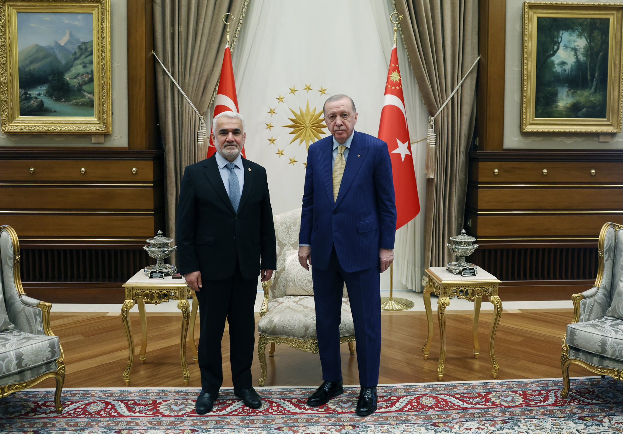 Cumhurbaşkanı Erdoğan HÜDA PAR Liderini Kabul Etti