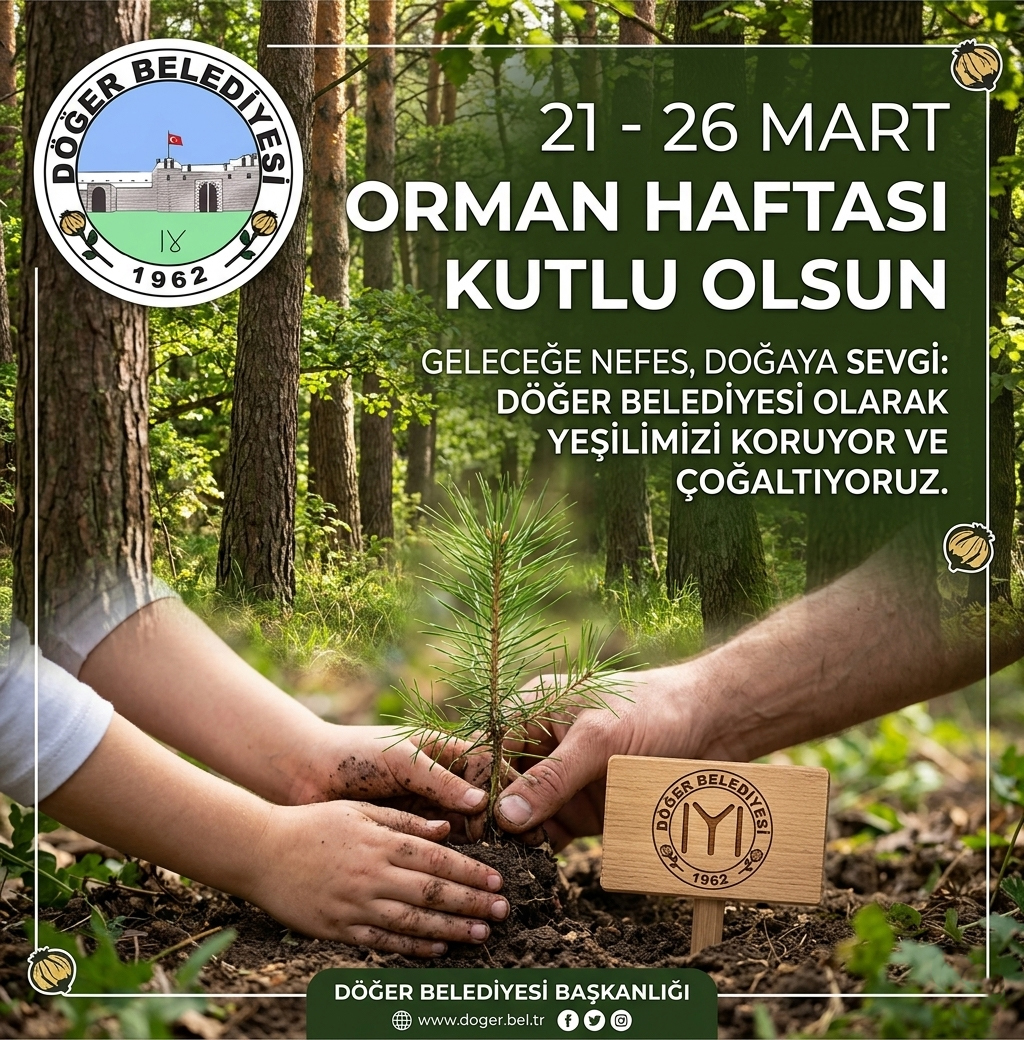 Döğer Belediyesi'nden Orman Haftası Kutlaması