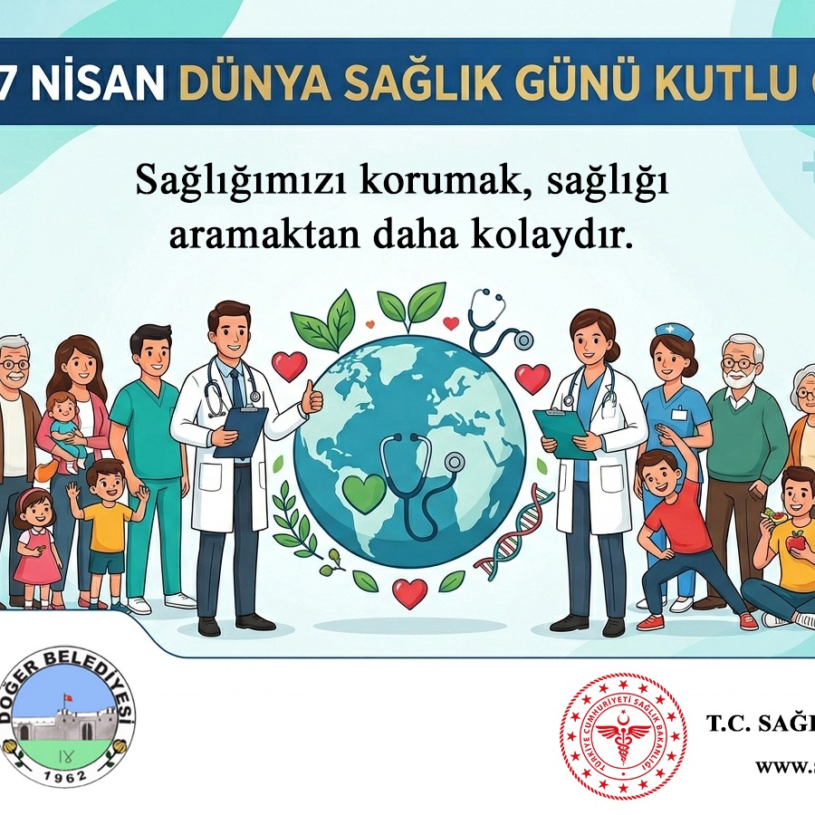 Döğer Belediyesi'nden Sağlık Personellerine Dünya Sağlık Günü Kutlaması