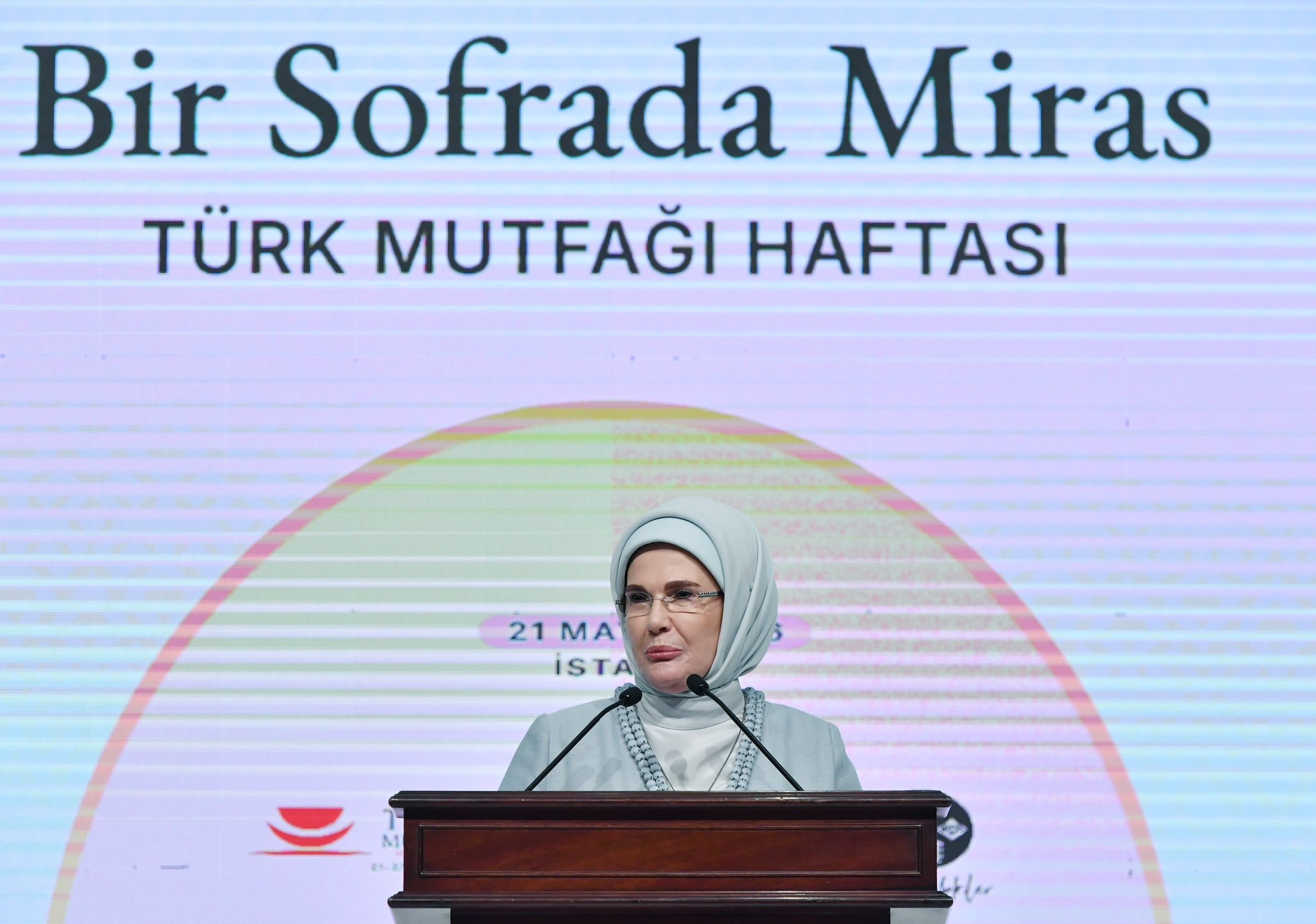 Emine Erdoğan, 'Sofrada Miras' programına katıldı