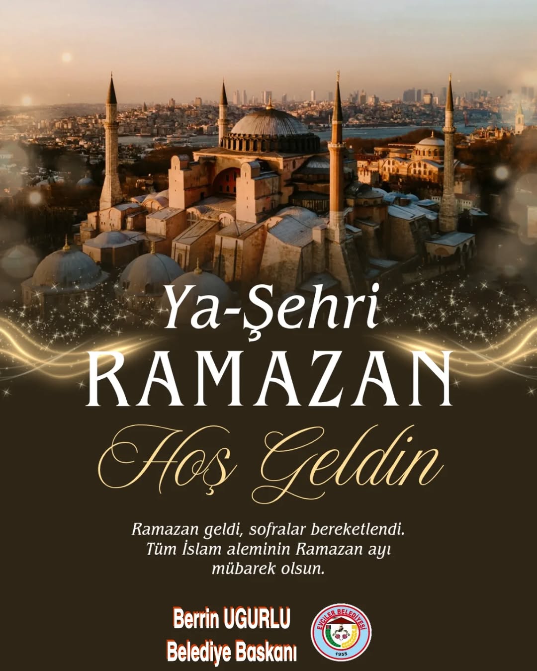 Evciler Belediye Başkanı Berrin Uğurlu'nun Ramazan Mesajı