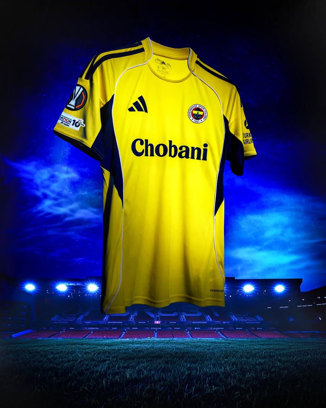 Fenerbahçe, Adidas ve Fenerium İş Birliğiyle Sarı Forma ve Şortla Sahada!