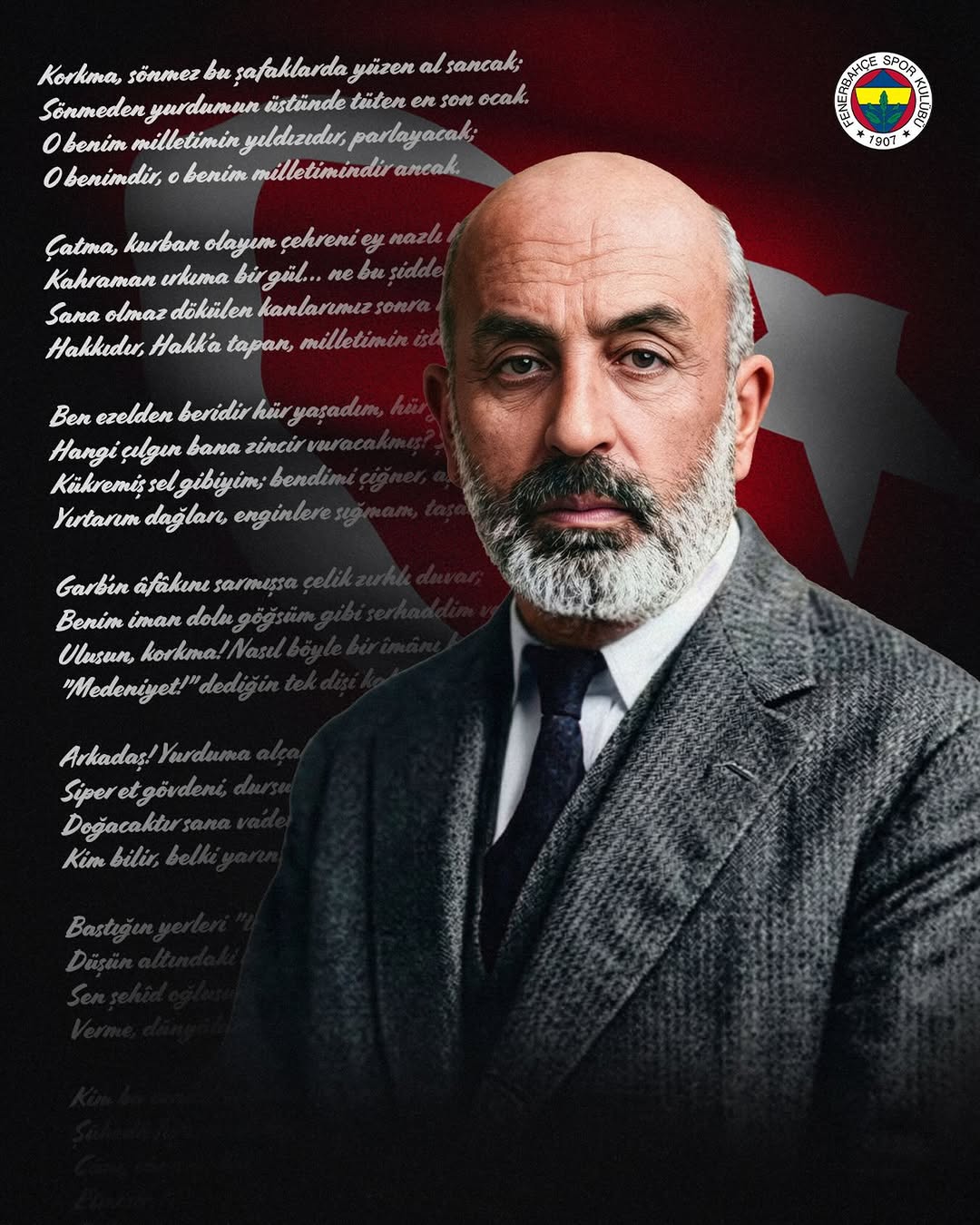 Fenerbahçe Spor Kulübü İstiklal Marşı'nın Kabulünün 105. Yılını Kutluyor