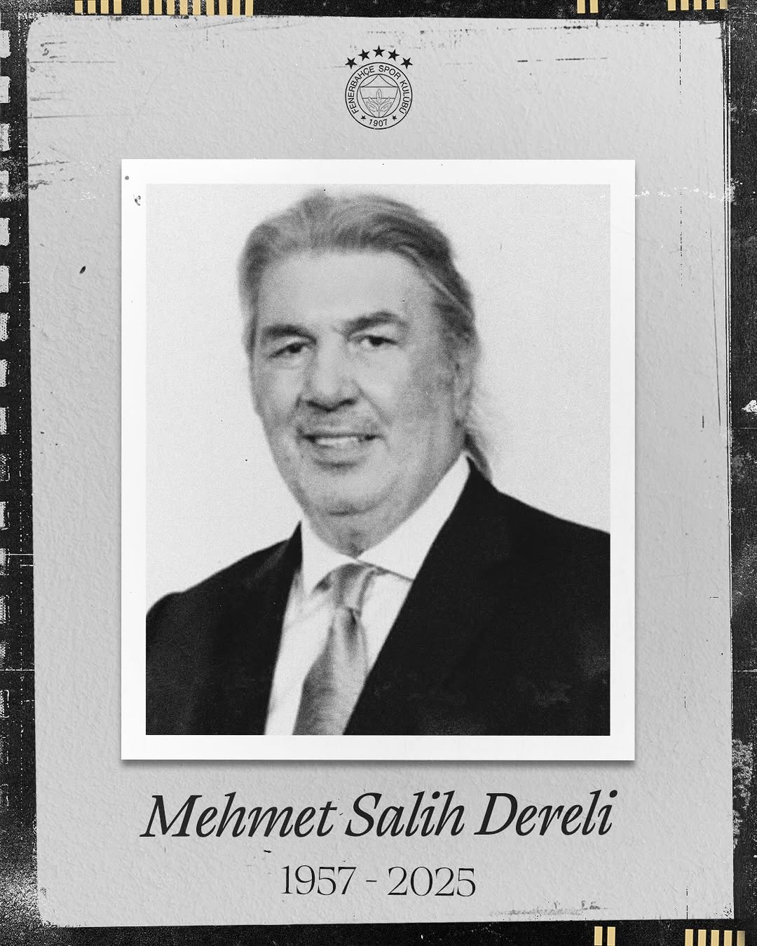 Fenerbahçe Spor Kulübü'nden Mehmet Salih Dereli'ye Vefa