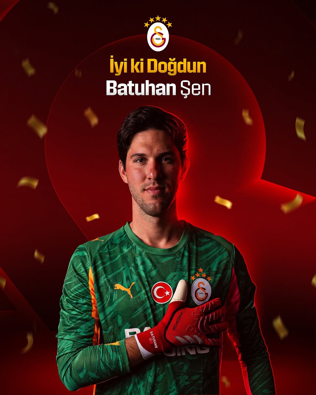 Galatasaray'da Bugün Kaleci Batuhan Şen'in Doğum Günü Kutlanıyor