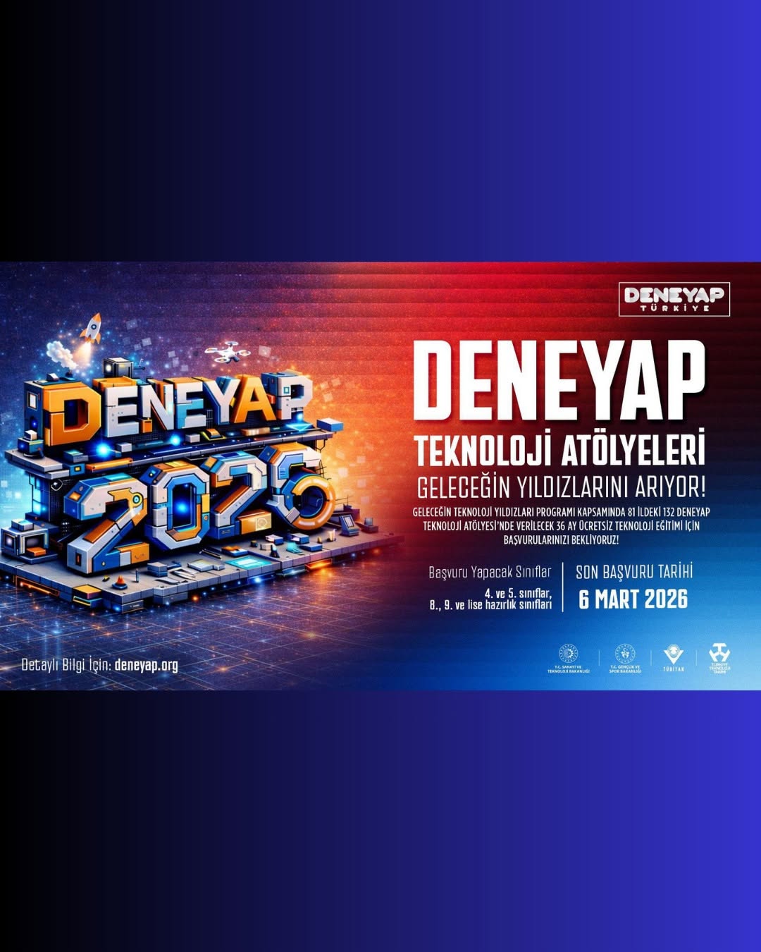 Geleceğin Teknoloji Yıldızı Takımına Başvurular Başladı!