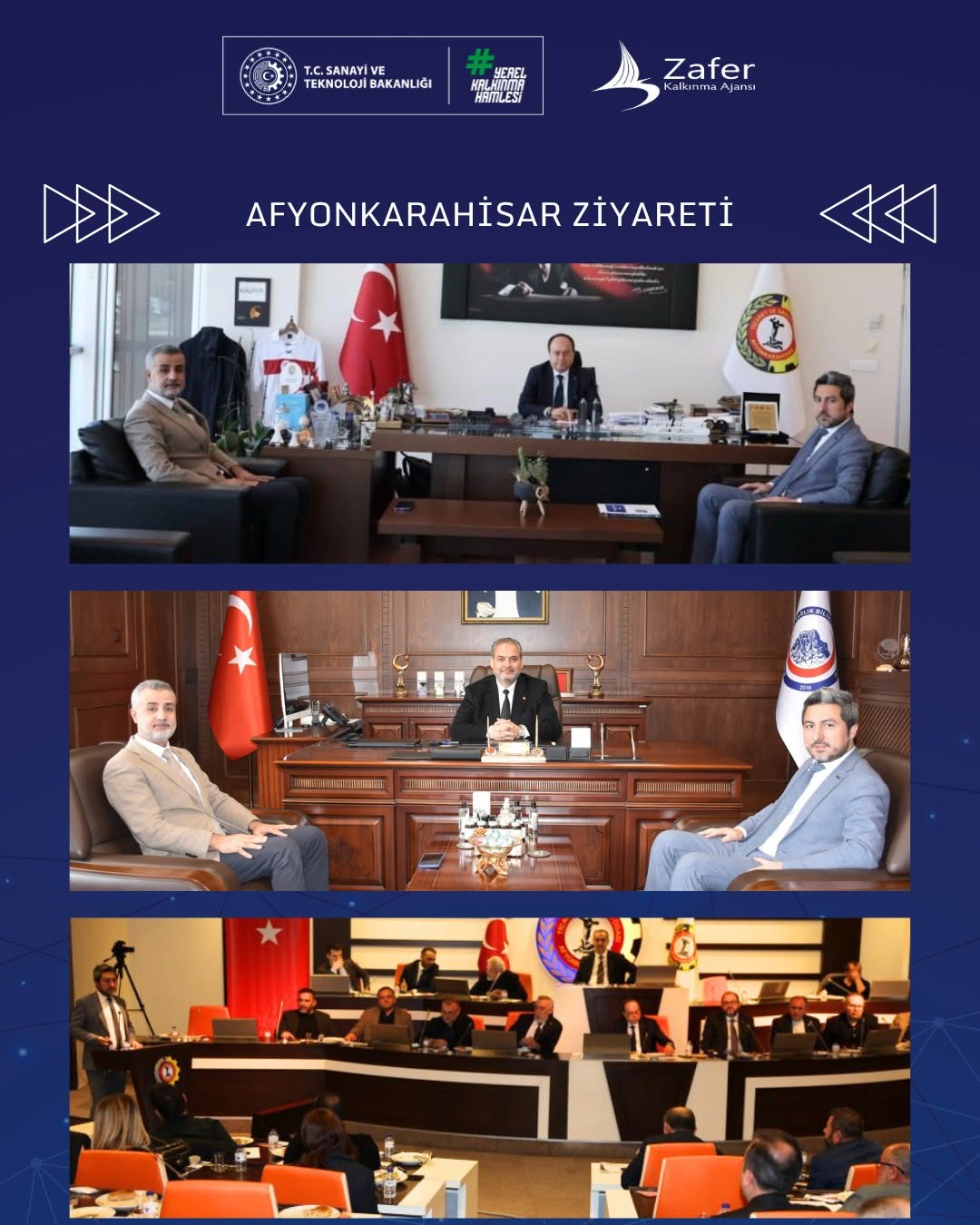 Genel Sekreter Kutlu Eser, Yerel Kalkınma Hamlesi Teşvik Programı Kapsamında Afyon Sağlık Bilimleri Üniversitesi ve ATSO'yu Ziyaret Etti