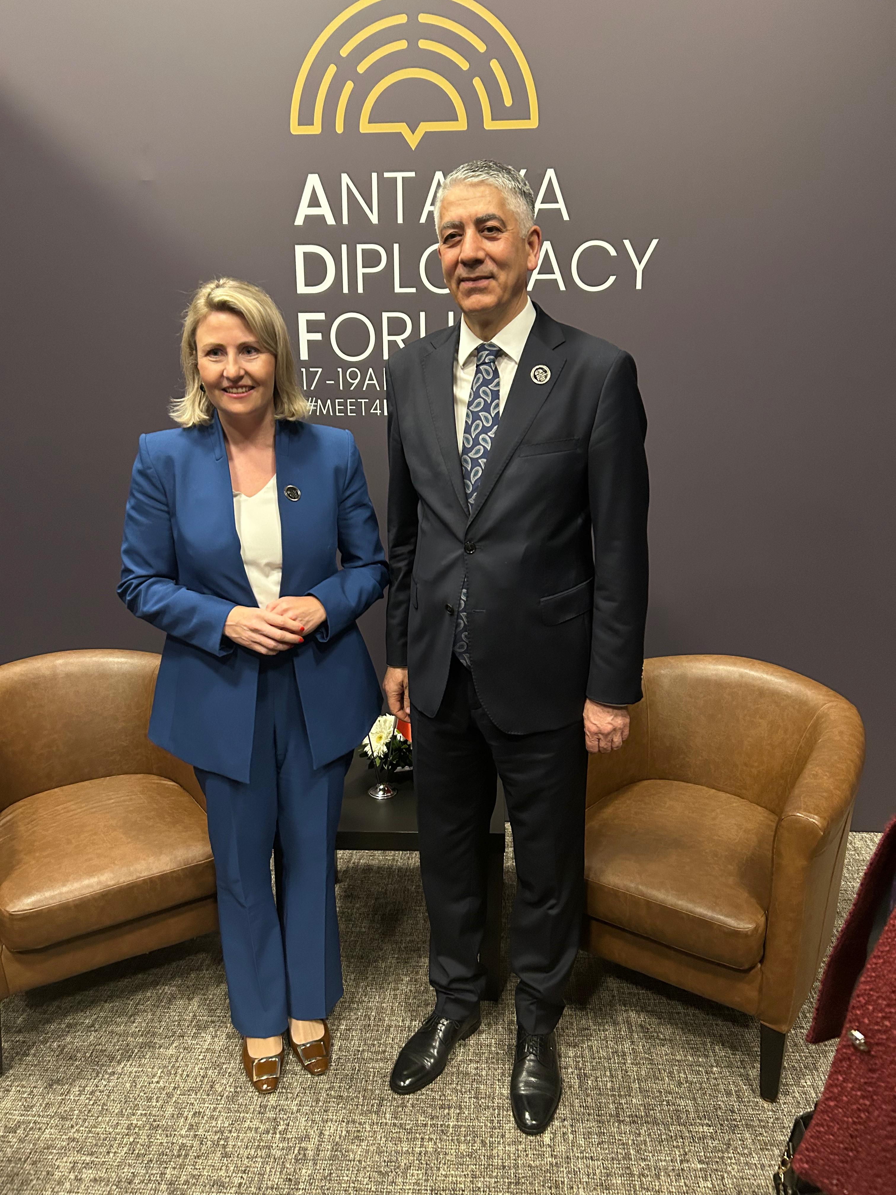 H. Ali Özel, ICMPD Genel Müdürü ile görüştü