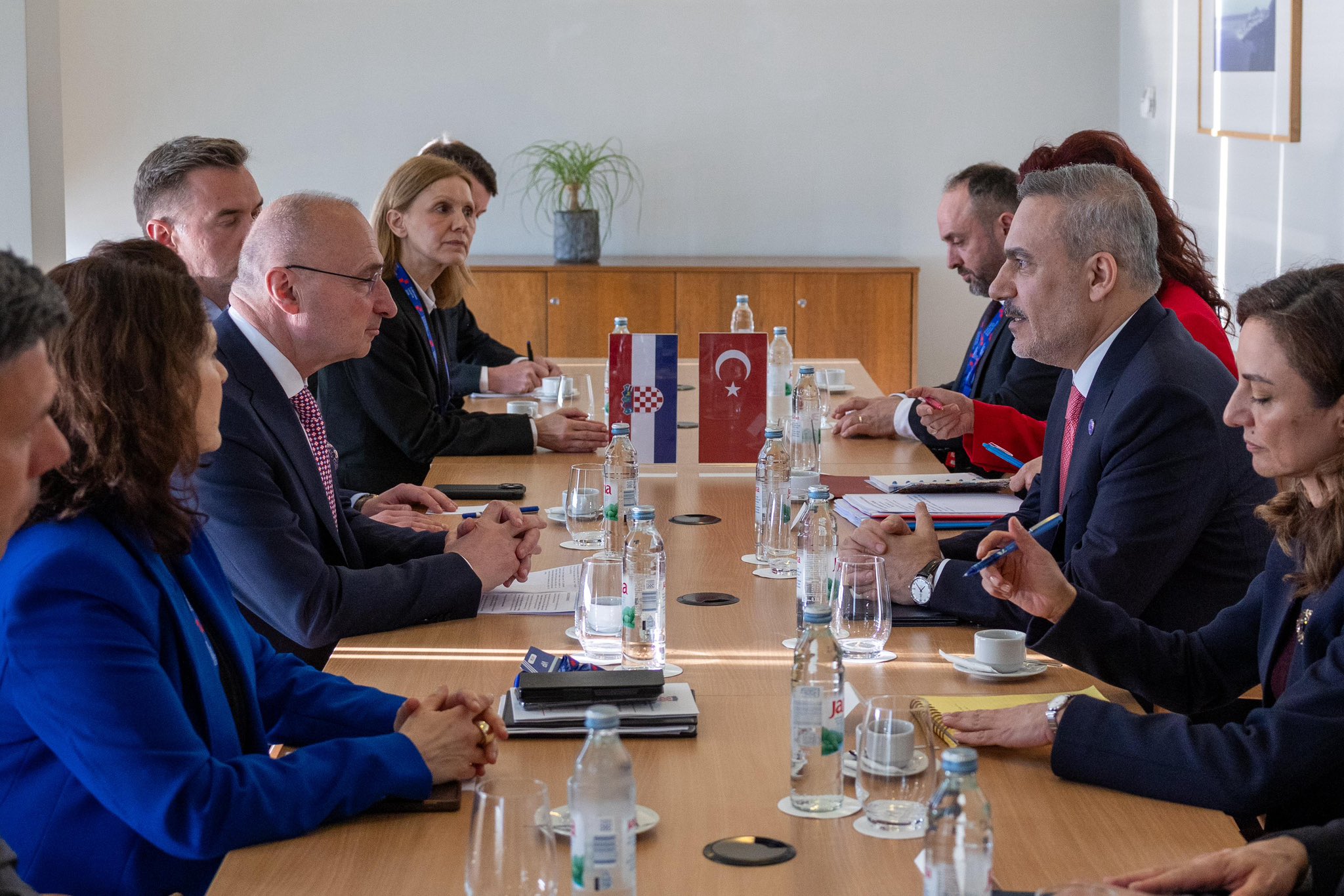 Hakan Fidan, Hırvat Bakan ile Dubrovnik'te buluştu