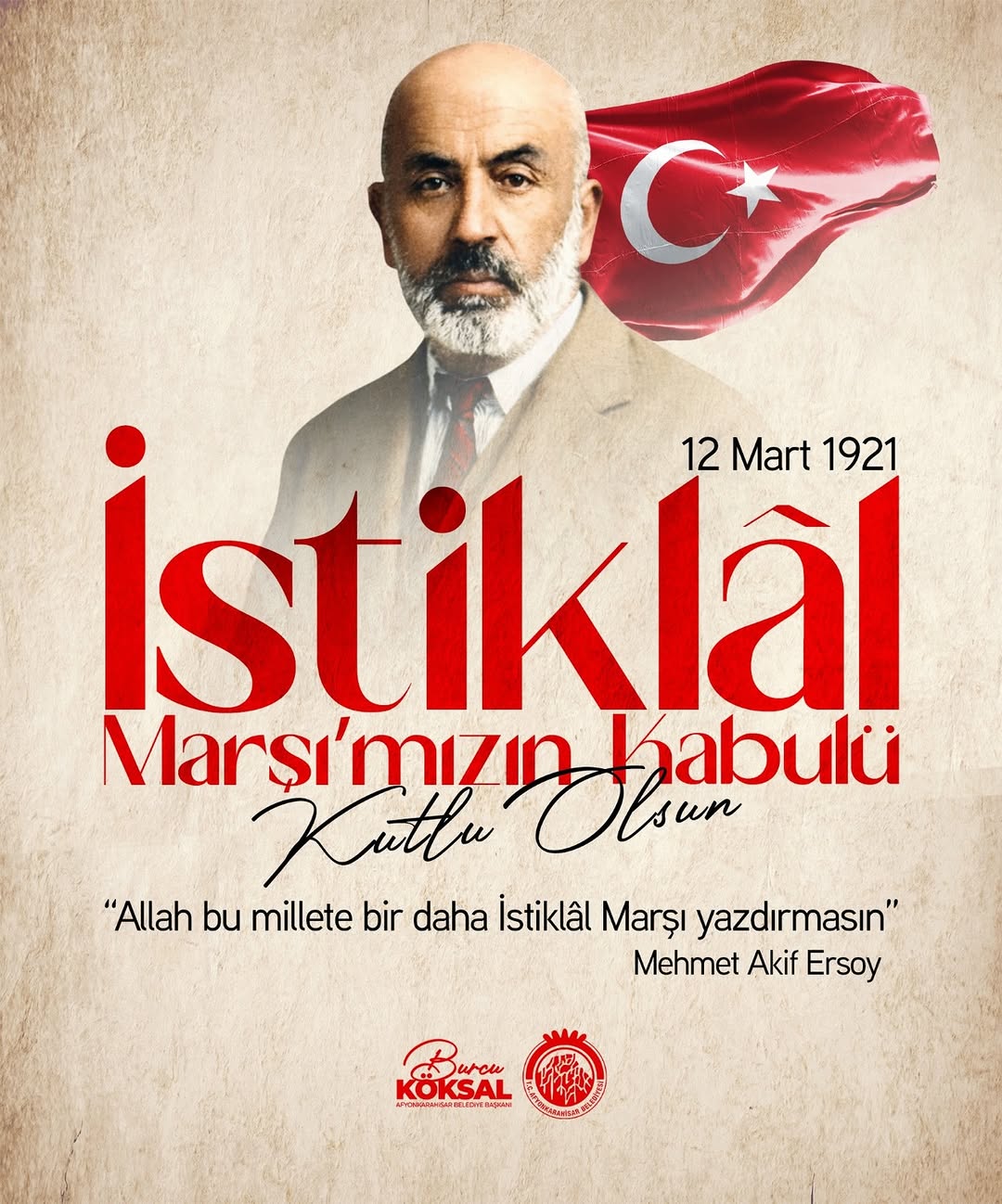İstiklâl Marşı'nın 105. Yıl Dönümü Kutlu Olsun