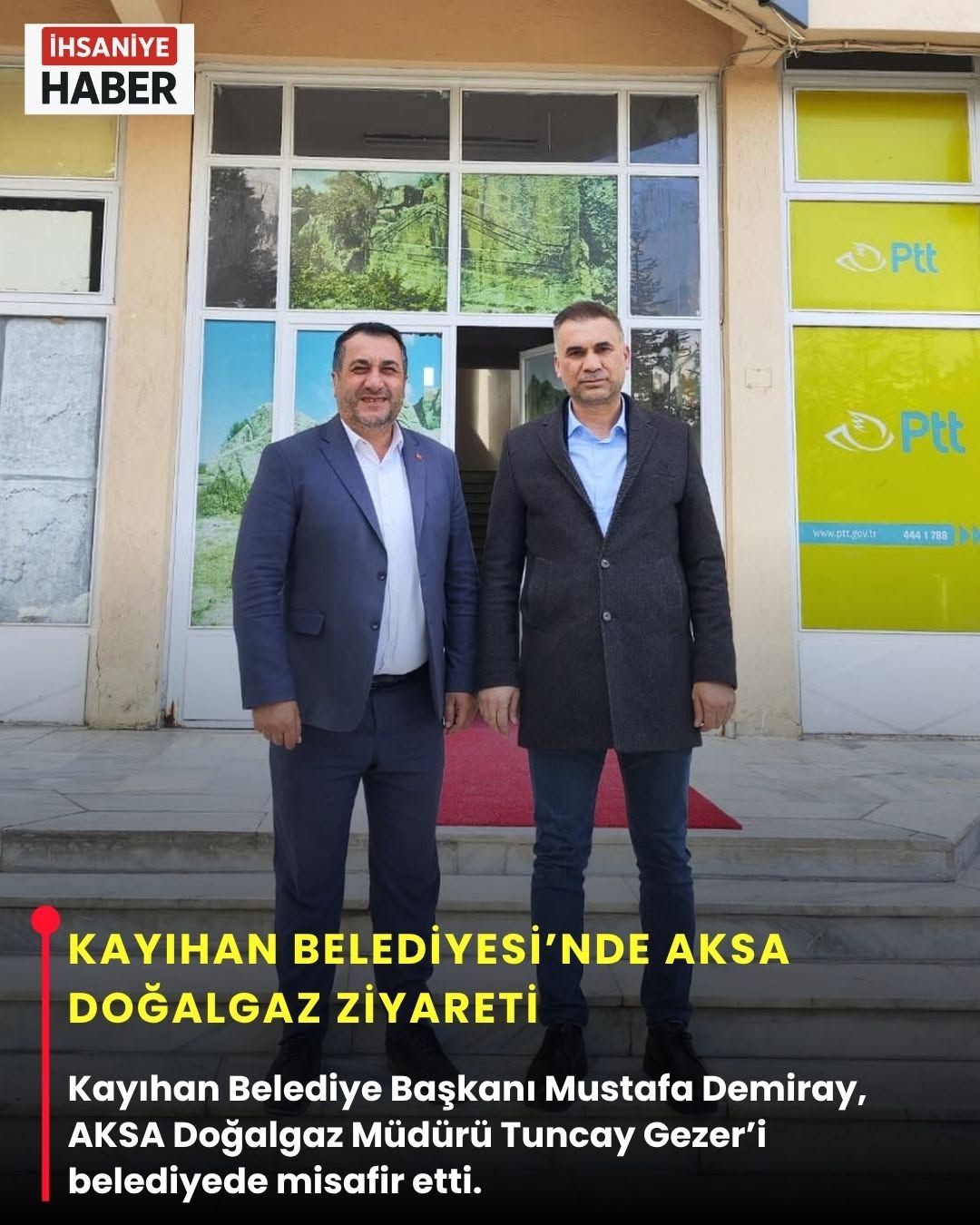 Kayıhan Belediyesi'nde AKSA Doğalgaz Müdürü Ziyareti Gerçekleştirildi
