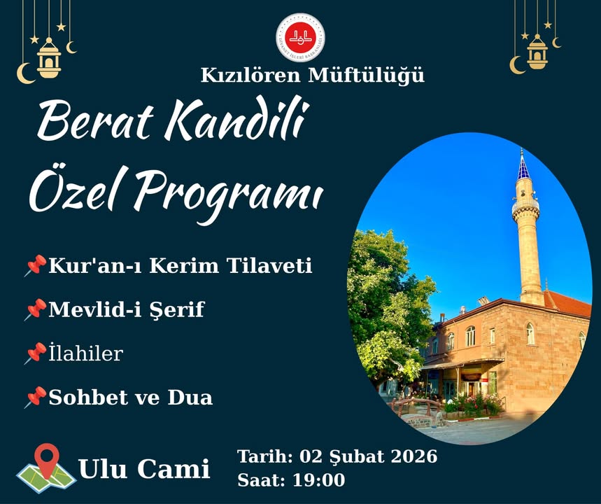 Kızılören Müftülüğü'nden Önemli Açıklama