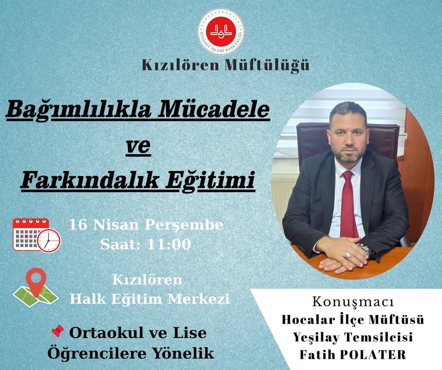 Kızılören Müftülüğü tarafından paylaşılan gönderi neyi içeriyor?