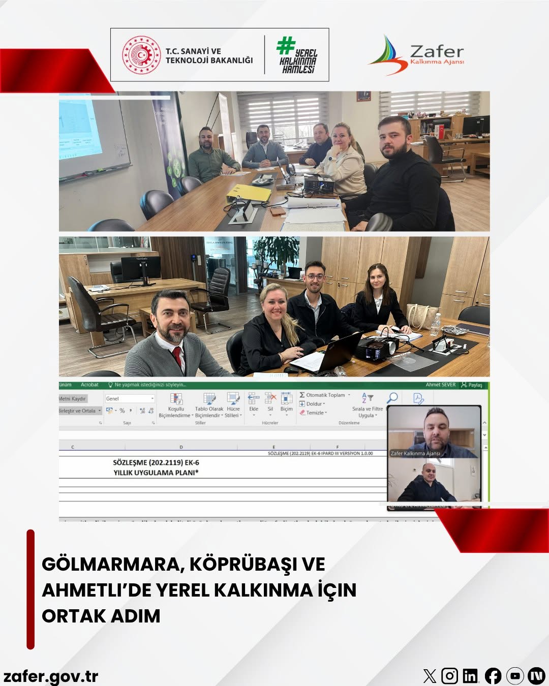 Manisa'nın Gölmarmara, Köprübaşı ve Ahmetli İlçelerinde Yerel Kalkınma İçin Ortak Adım Atıldı