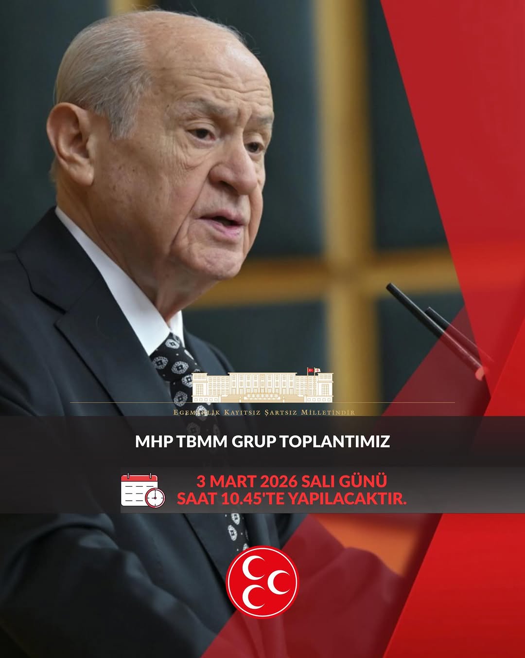 MHP TBMM Grup Toplantısı Yarın Gerçekleşecek