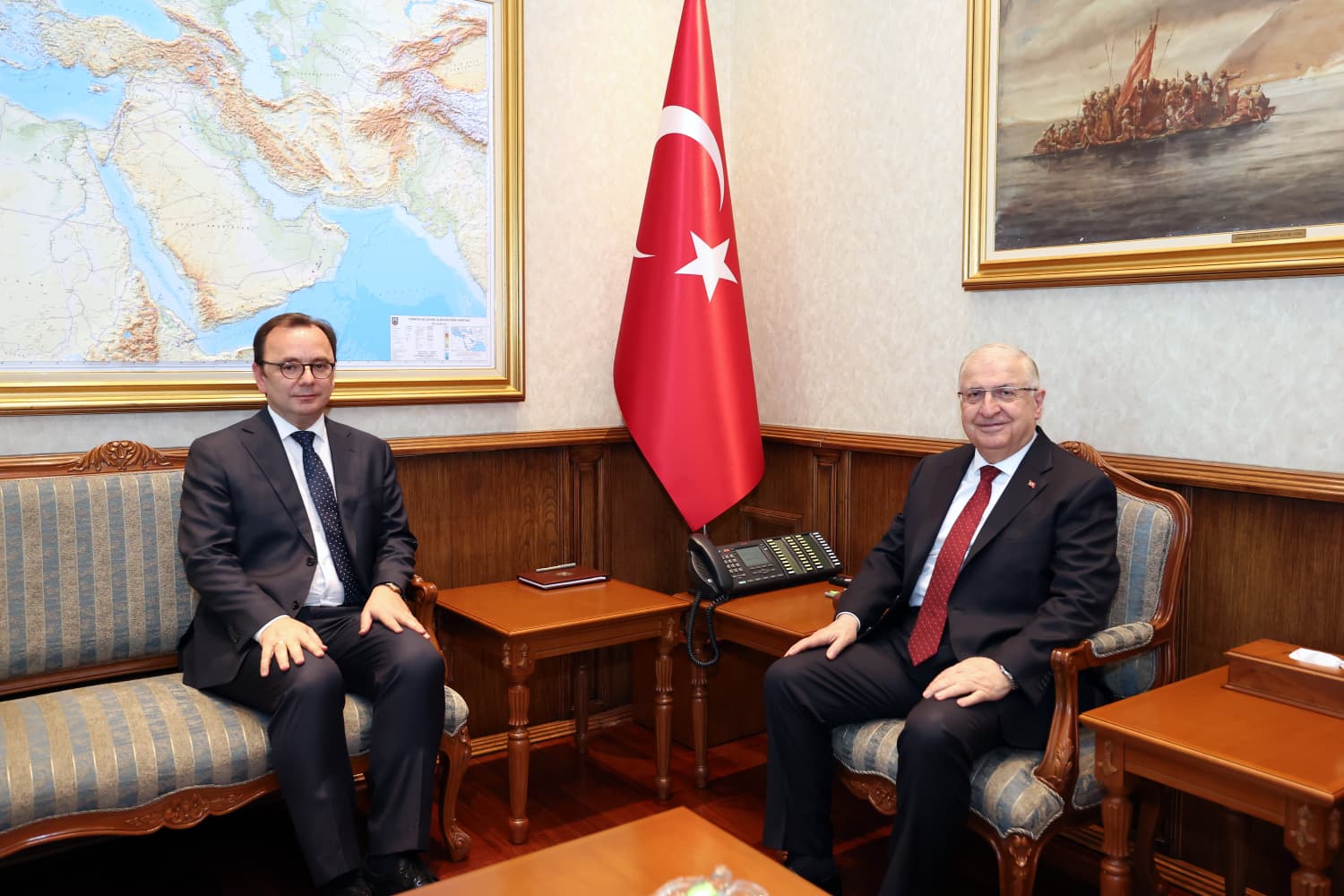 Milli Savunma Bakanı Güler, Niger Büyükelçisi'ni kabul etti