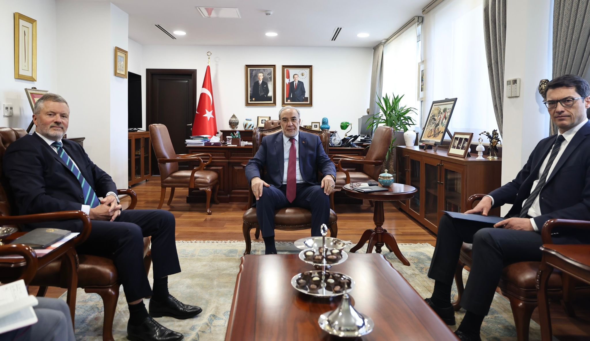 Musa Kulaklıkaya, Norveç Büyükelçisi'ni kabul etti