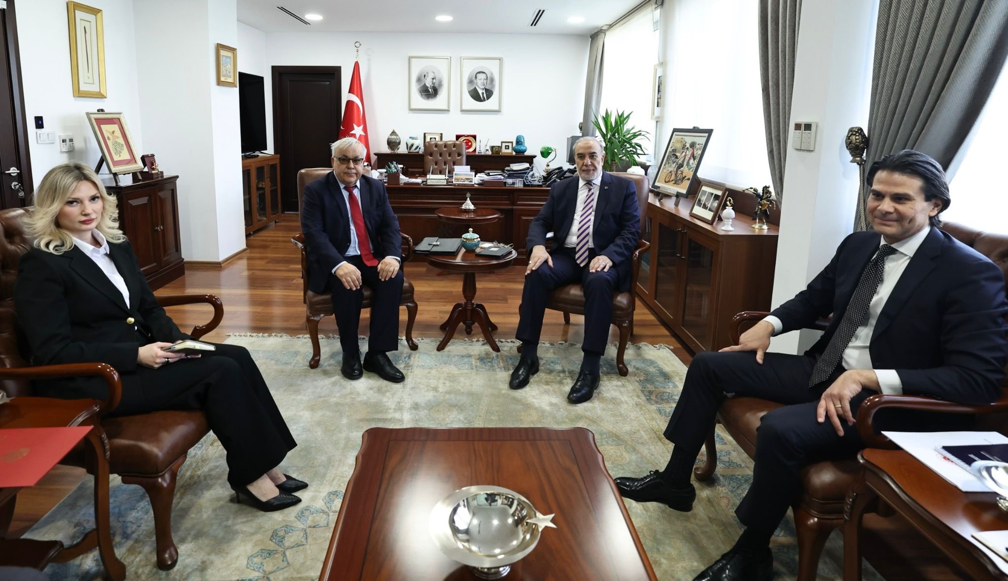 Musa Kulaklıkaya, Rus Büyükelçi ile görüştü