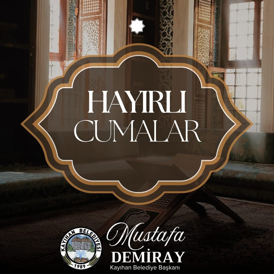 Mustafa Demiray'dan Hayırlı Cumalar Mesajı